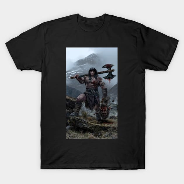 Conan the Barbarian T-Shirt by uncannyknack